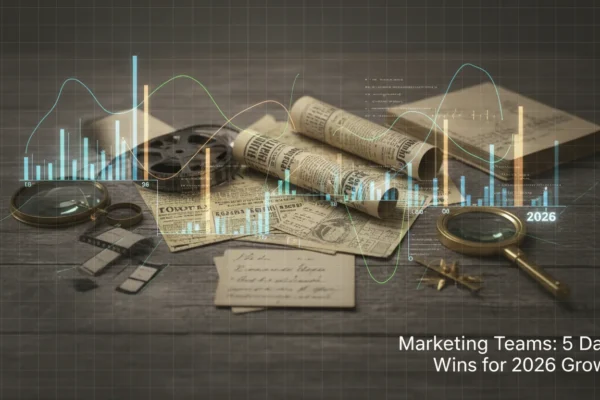 Marketing Teams: 5 Data Wins for 2026 Growth