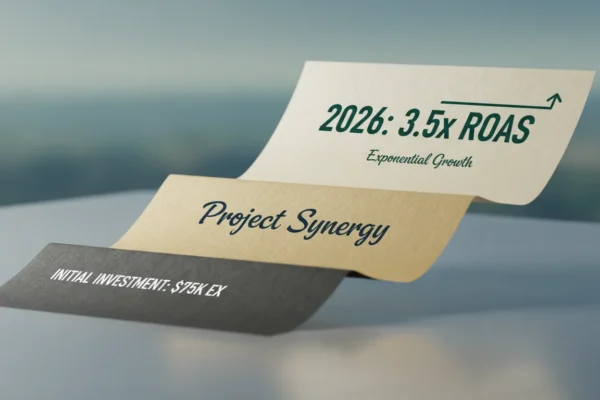 Project Synergy: $75K EX Investment, 3.5x ROAS in 2026