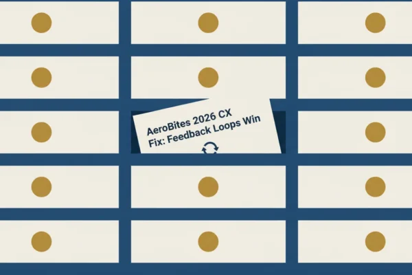 AeroBites’ 2026 CX Fix: Feedback Loops Win