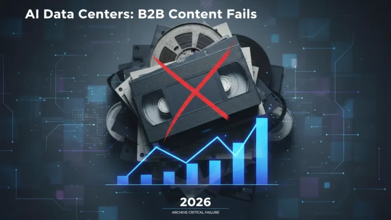 AI Data Centers: B2B Content Fails in 2026