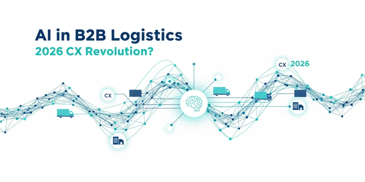 AI in B2B Logistics: 2026 CX Revolution?