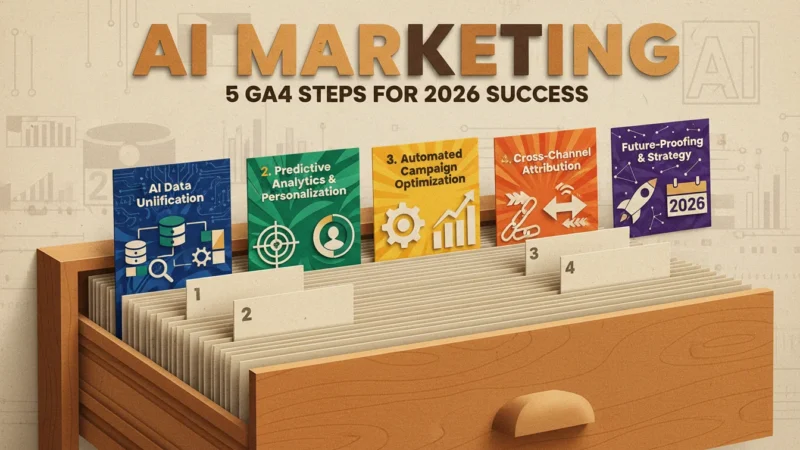 AI Marketing: 5 GA4 Steps for 2026 Success