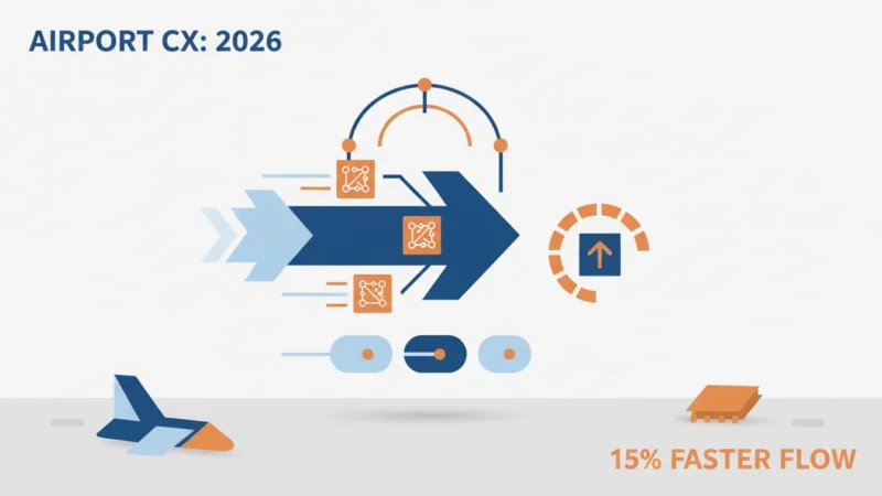 Airport CX: 2026 Tech Enhancements for 15% Faster Flow