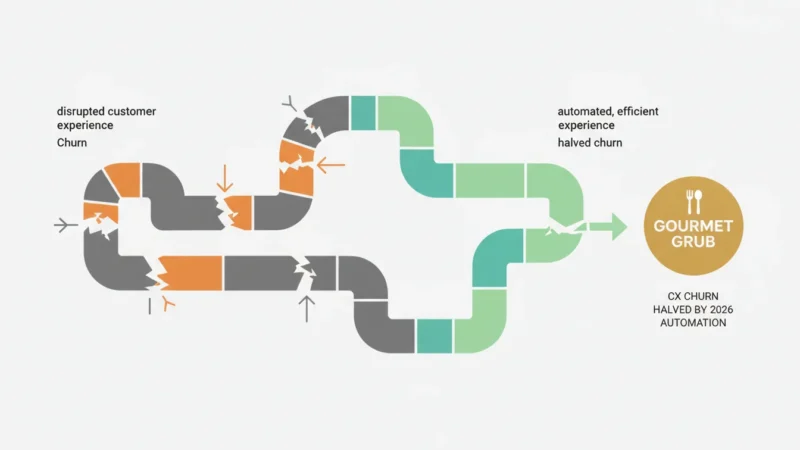 Gourmet Grub: CX Churn Halved by 2026 Automation