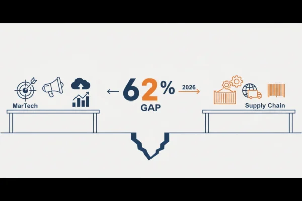 MarTech & Supply Chain: 2026’s 62% Gap