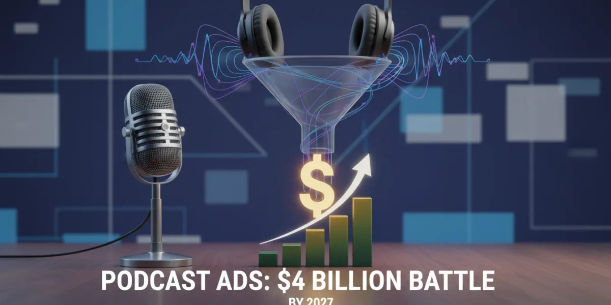Podcast Ads: $4 Billion Battle by 2027