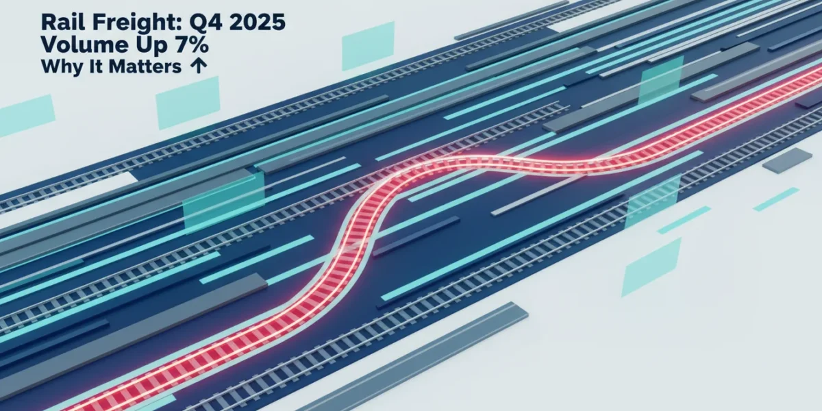 Rail Freight: Q4 2025 Volume Up 7%, Why It Matters