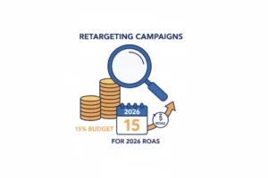 Retargeting Campaigns: 15% Budget for 2026 ROAS