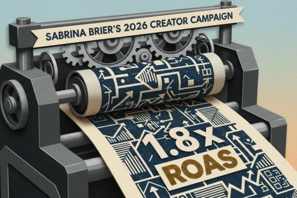 Sabrina Brier’s 2026 Creator Campaign: 1.8x ROAS