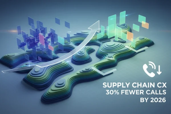 Supply Chain CX: 30% Fewer Calls by 2026