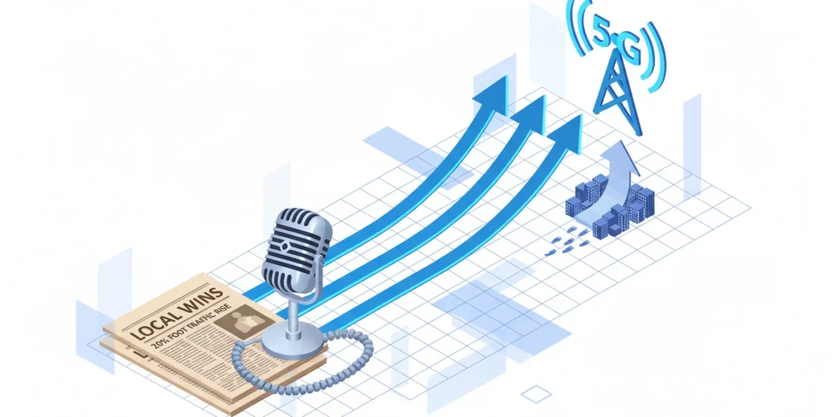 5G Marketing: Local Wins & 20% Foot Traffic Rise