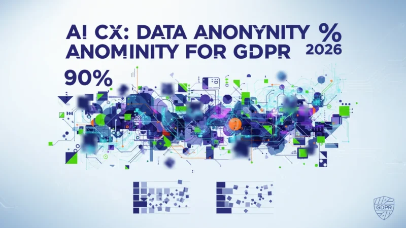 AI CX: 90% Data Anonymity by 2026 for GDPR
