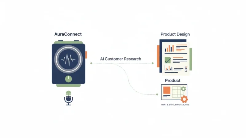 AuraConnect: AI Customer Research Drives Product Design in