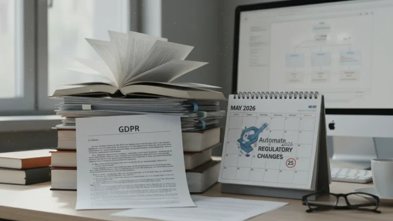 Automate 2026 Regulatory Changes with GDPR