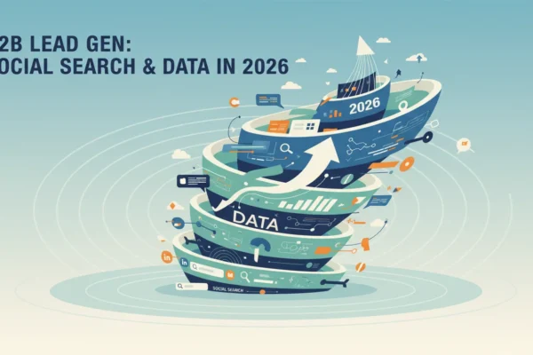 B2B Lead Gen: Social Search & Data in 2026