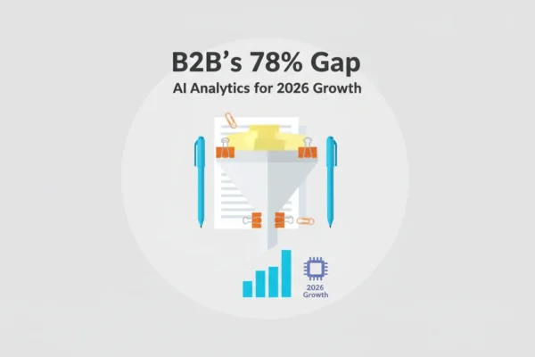 B2B’s 78% Gap: AI Analytics for 2026 Growth