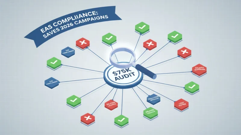 EAS Compliance: $75K Audit Saves 2026 Campaigns