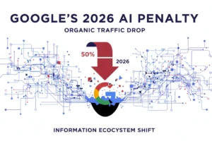 Google’s 2026 AI Penalty: 50% Organic Traffic Drop