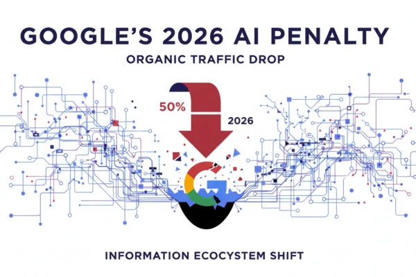 Google’s 2026 AI Penalty: 50% Organic Traffic Drop