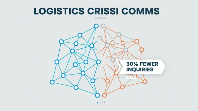 Logistics Crisis Comms: 30% Fewer Inquiries in 2026