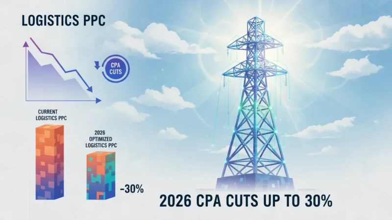 Logistics PPC: 2026 CPA Cuts Up To 30%