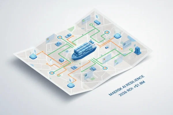 Maersk’s AI Resilience: $1.8M ROI in 2026