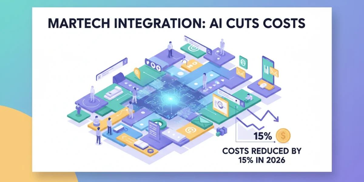 Martech Integration: AI Cuts Costs by 15% in 2026