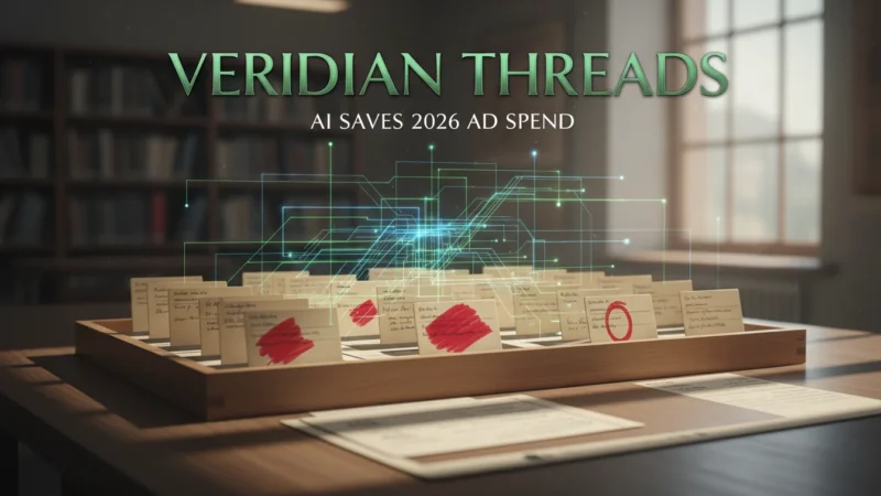 Veridian Threads: AI Saves 2026 Ad Spend