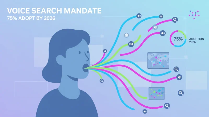 Voice Search Mandate: 75% Adopt by 2026